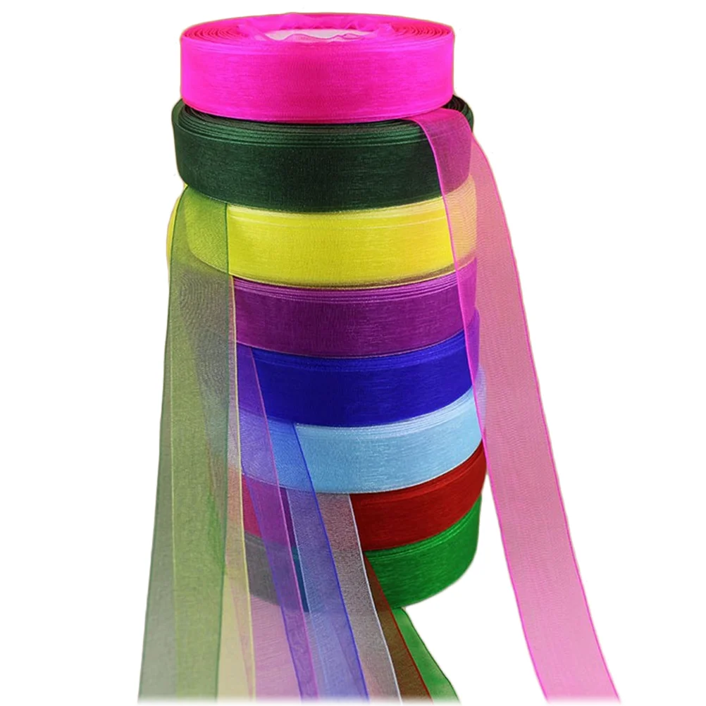 Ribbon Organza Decorations Wrapping Wreath Christmas Red Bouquet Organdysheer Gift Chiffon Roll Mesh Colorful Wired Packaging
Ribbon Organza Decorations Wrapping Wreath Christmas Red Bouquet Organdysheer Gift Chiffon Roll Mesh Colorful Wired Packaging