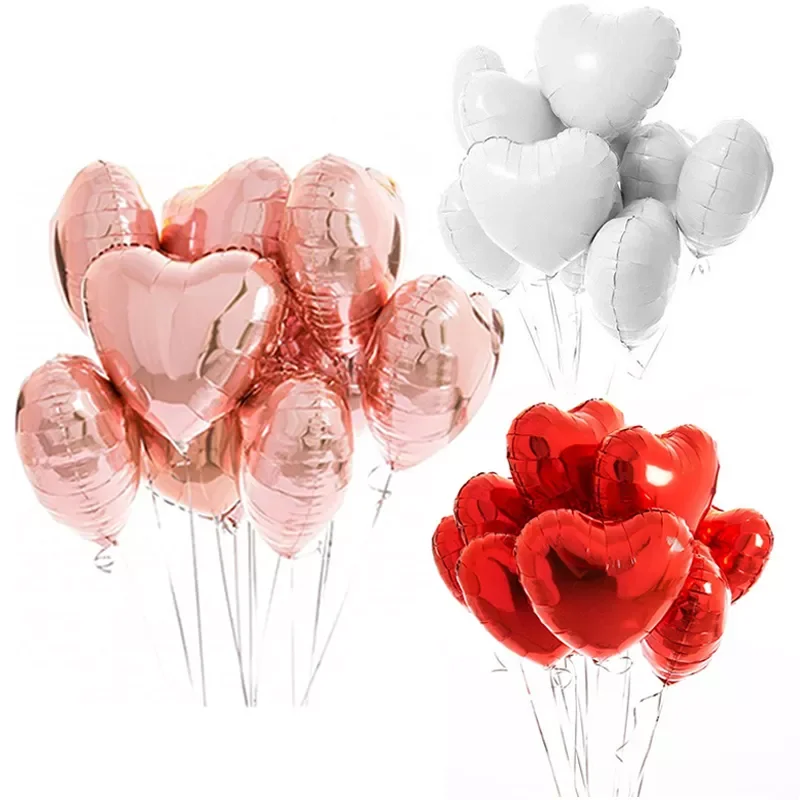 10pcs Multi Rose Gold Heart Foil Balloons Helium Balloon Kids Birthday Party Decorations Wedding Balloons Baby Shower Supplies
10pcs Multi Rose Gold Heart Foil Balloons Helium Balloon Kids Birthday Party Decorations Wedding Balloons Baby Shower Supplies