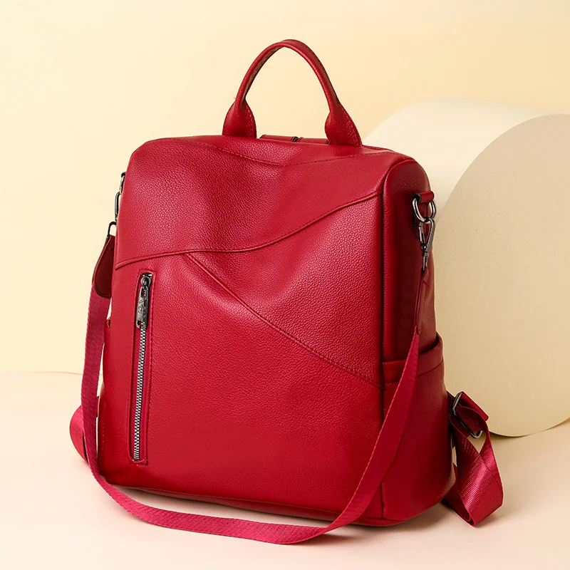Fashion Women Backpack PU Leather School Bags For Teenager Girl Travel Shoulder Bag Designer High Quality Anti Theft Backpacks
Fashion Women Backpack PU Leather School Bags For Teenager Girl Travel Shoulder Bag Designer High Quality Anti Theft Backpacks