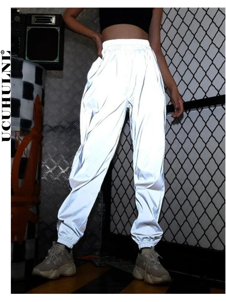 Streetwear Women Sweatpant Flash Reflective Pants Joggers Hip Hop Dance Show Party Night Jogger Baggy Trousers Plus Size 3xl
Streetwear Women Sweatpant Flash Reflective Pants Joggers Hip Hop Dance Show Party Night Jogger Baggy Trousers Plus Size 3xl