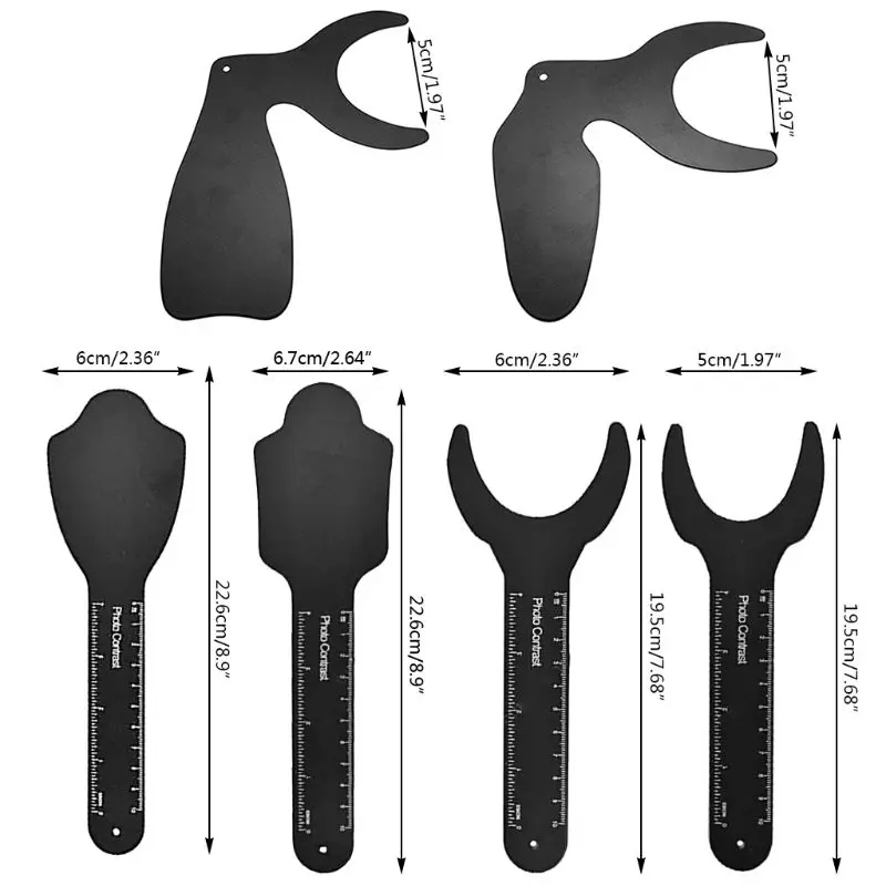 1pc Dental Photographic Image Contrast Board Oral Cheek Black Plate Contrasters Autoclavable Lab Tools 6 Size
1pc Dental Photographic Image Contrast Board Oral Cheek Black Plate Contrasters Autoclavable Lab Tools 6 Size