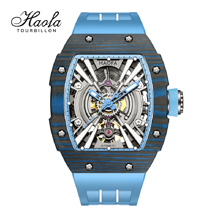 HAOFA Skeleton Automatic Mechanical Watch For Men Luminous Luxury Sapphire Mens Watch Waterproof Carbon Fiber Case Watches 1906
HAOFA Skeleton Automatic Mechanical Watch For Men Luminous Luxury Sapphire Mens Watch Waterproof Carbon Fiber Case Watches 1906