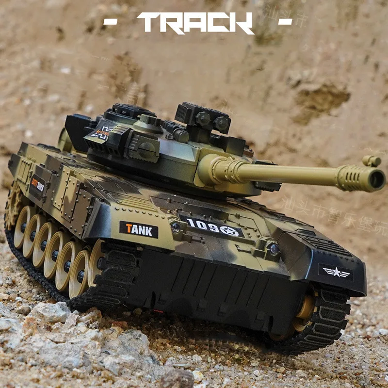 Remote Control Tank Children'S RC Electric Tracked Tank Toy Simulation Military Armored Vehicle Model Lighting And Sound Effects
Remote Control Tank Children'S RC Electric Tracked Tank Toy Simulation Military Armored Vehicle Model Lighting And Sound Effects