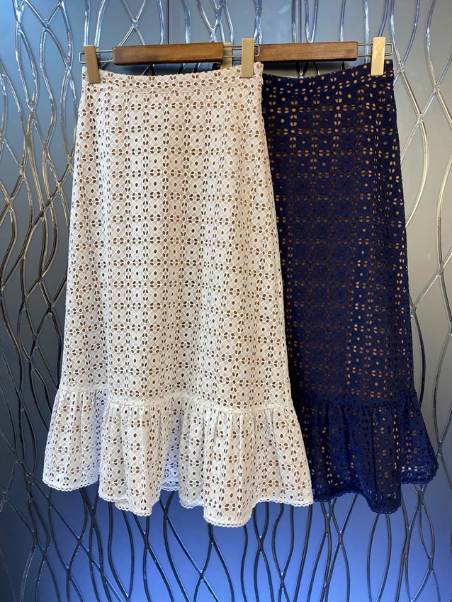 2023 new women fashion sexy casual high waist water soluble flower lotus leaf hem elegant long dress skirt skirt 0609
2023 new women fashion sexy casual high waist water soluble flower lotus leaf hem elegant long dress skirt skirt 0609
