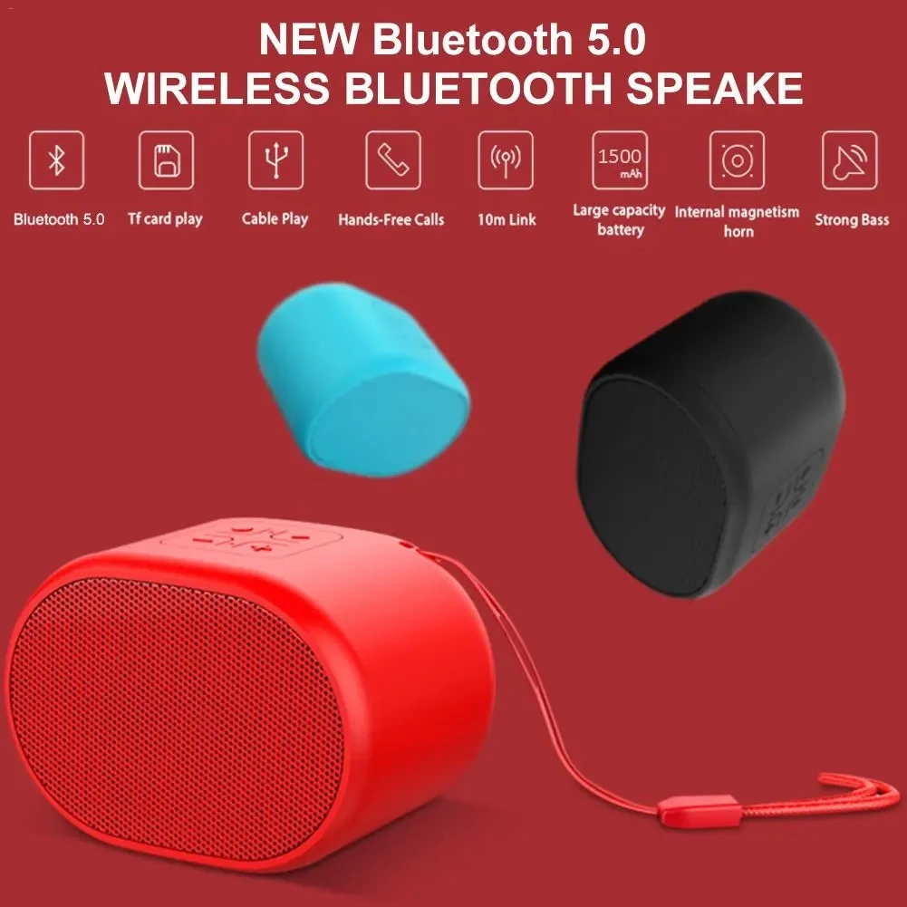 

Portable TWS Bass Stereo B62 Wireless Bluetooth 5.0 Speaker Long Standby Battery HD Noise Reduction Mic Handsfree Call Speaker