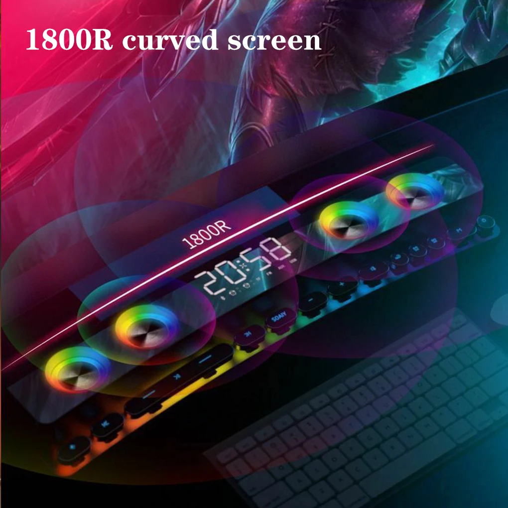 Bluetooth-совместимая Беспроводная игровая колонка, саундбар, 3D стерео сабвуфер, AUX, FM, домашние часы, домашняя звуковая панель, компьютерный гро...
Bluetooth-совместимая Беспроводная игровая колонка, саундбар, 3D стерео сабвуфер, AUX, FM, домашние часы, домашняя звуковая панель, компьютерный гро...