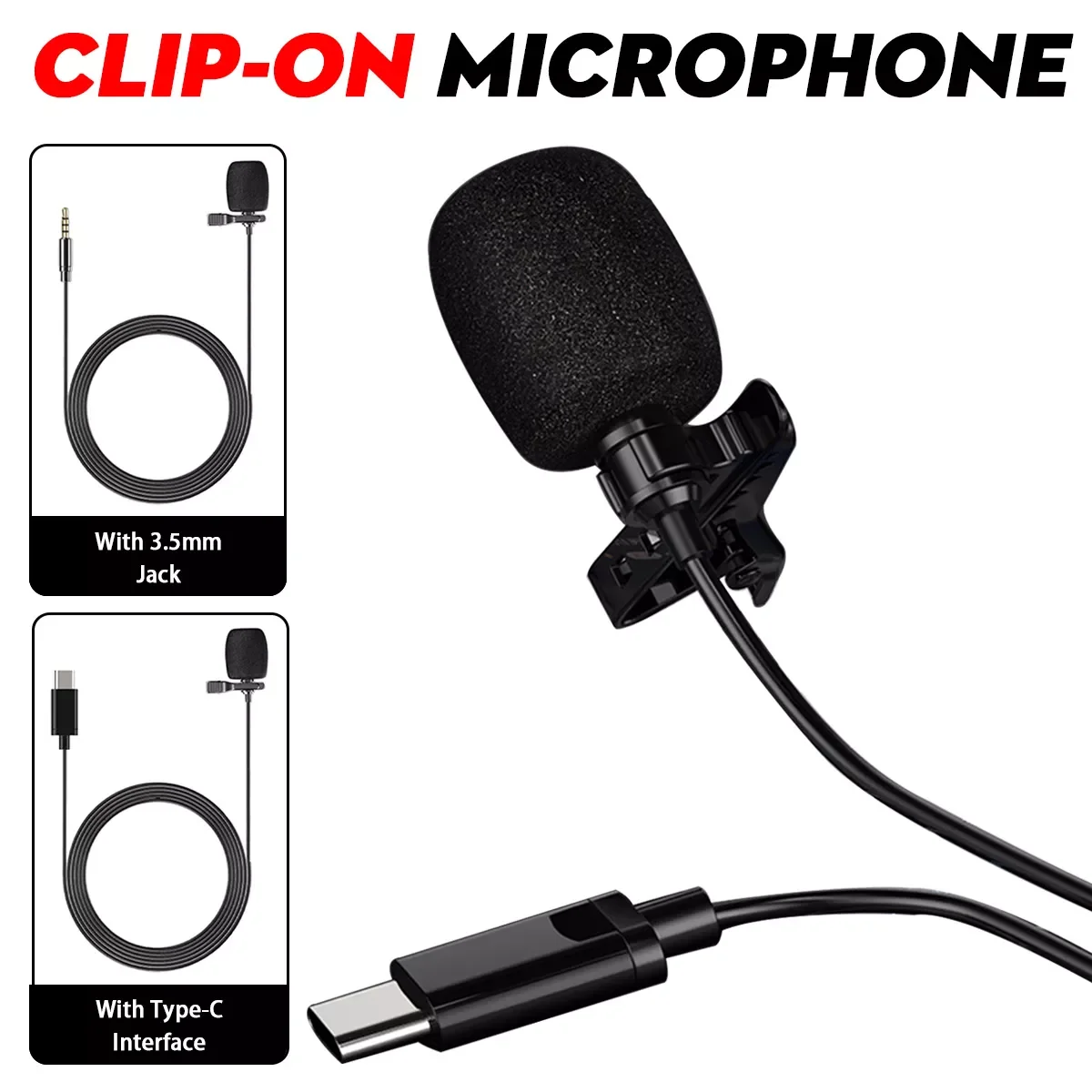 Новый портативный Проводной петличный мини-микрофон Type-C с креплением на лацкан микрофон для смартфонов с креплением микрофон с кабелем 150 с...
Новый портативный Проводной петличный мини-микрофон Type-C с креплением на лацкан микрофон для смартфонов с креплением микрофон с кабелем 150 с...