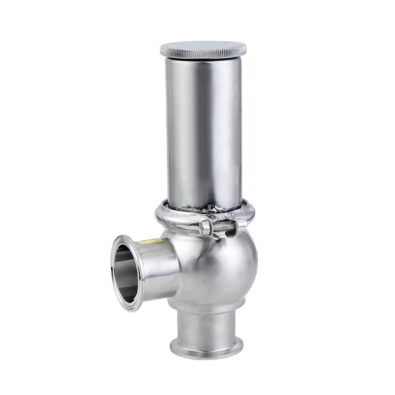 Sanitary Adjustable Pressure Relief Valve Clamp Ends Manual Type Stainless Steel Safety Valve
Sanitary Adjustable Pressure Relief Valve Clamp Ends Manual Type Stainless Steel Safety Valve