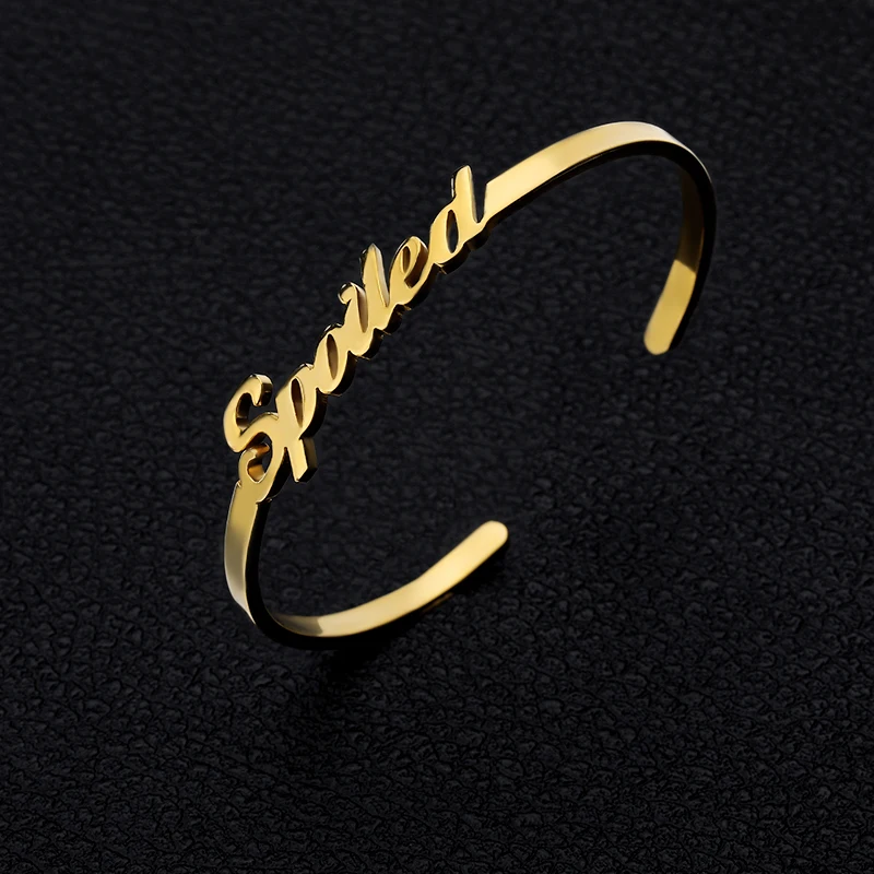 Custom Name Bracelet Silver Gold Stainless Steel Nameplate Bracelets Personalized Bangles For Women Men Kids Gift For Her BFF
Custom Name Bracelet Silver Gold Stainless Steel Nameplate Bracelets Personalized Bangles For Women Men Kids Gift For Her BFF