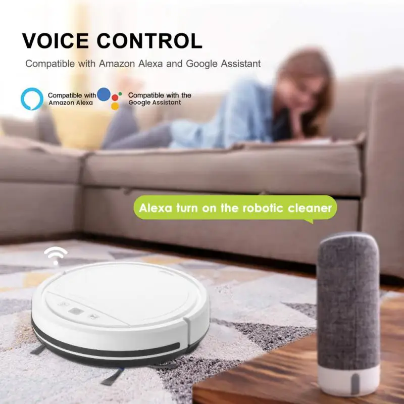 Tuya Smart Robotic Vacuum Cleaner Sweeping Robot Automatic Refill Vacuum Cleaner Remote Control Work With Google Assistant Alexa
Tuya Smart Robotic Vacuum Cleaner Sweeping Robot Automatic Refill Vacuum Cleaner Remote Control Work With Google Assistant Alexa