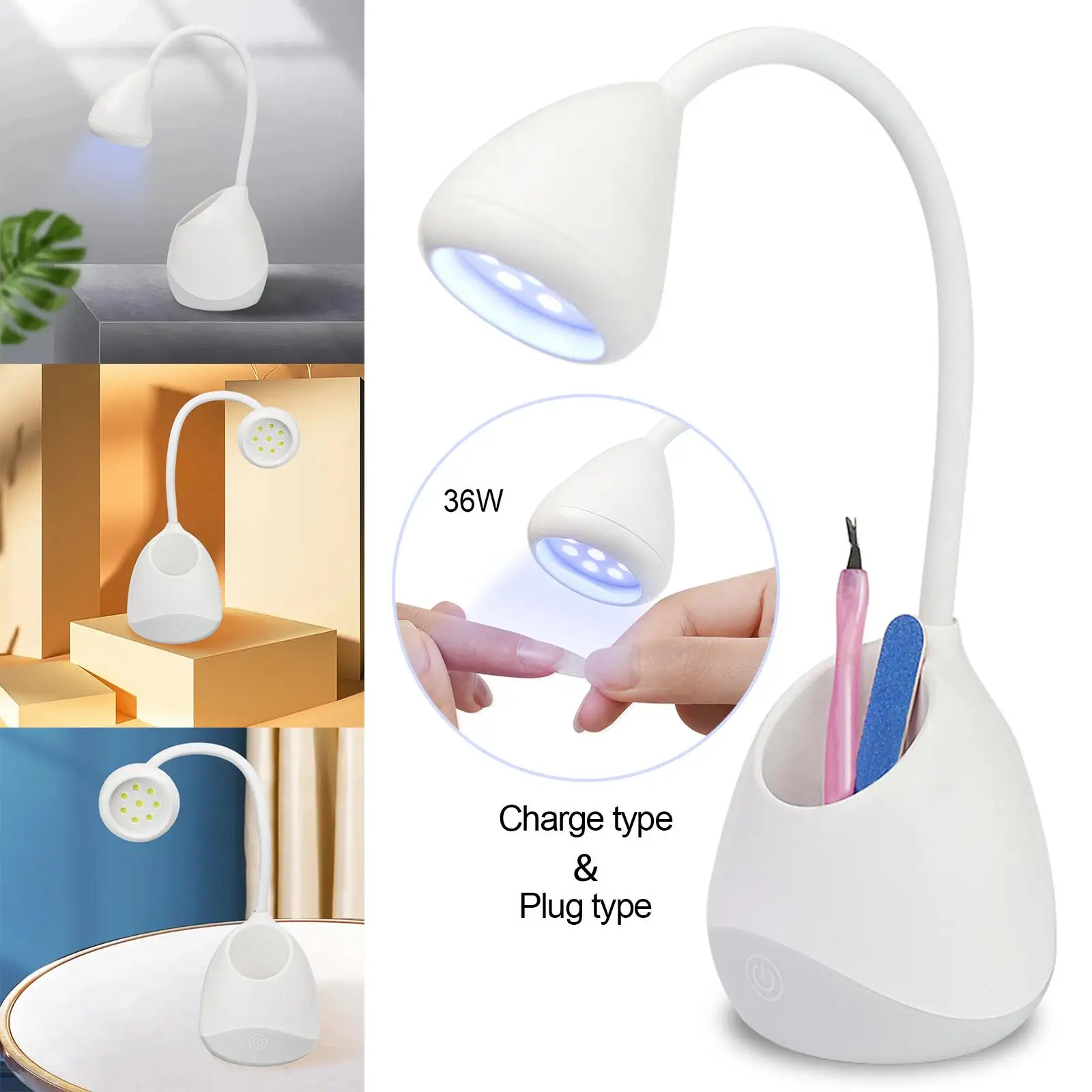 Professional LED Nail Lamp 36W Rotatable Girl Women Gel Polish Curing Nail Dryer Nail Art Light Touch Control, Salon Tools
Professional LED Nail Lamp 36W Rotatable Girl Women Gel Polish Curing Nail Dryer Nail Art Light Touch Control, Salon Tools