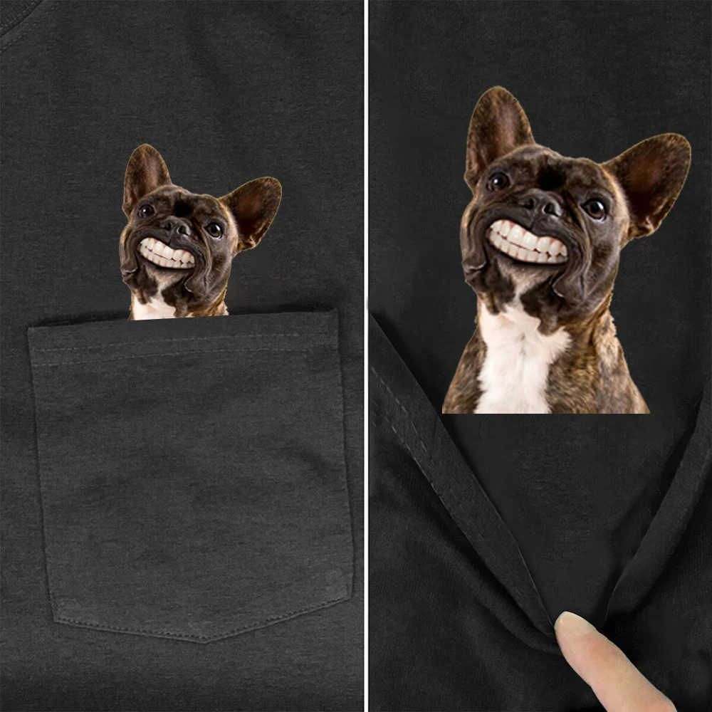 CLOOCL French Bulldog T-Shirt Funny Animal Pocket Sticker Printed T-shirt Men's Women Shirts Hip Hop Tops Summer Cotton Tees
CLOOCL French Bulldog T-Shirt Funny Animal Pocket Sticker Printed T-shirt Men's Women Shirts Hip Hop Tops Summer Cotton Tees