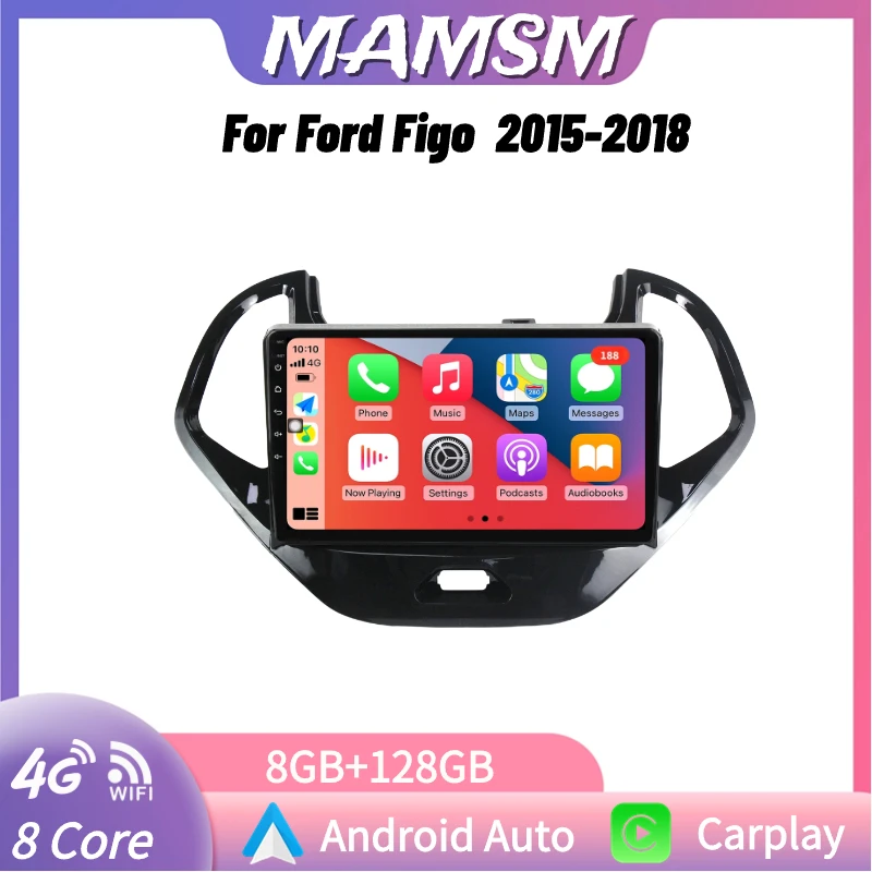 Автомобильное радио MAMSM Android, Беспроводной мультимедийный плеер CarPlay для Ford Figo Aspire 2015-2018, навигация GPS, 4G, 2 Din, Авторадио
Автомобильное радио MAMSM Android, Беспроводной мультимедийный плеер CarPlay для Ford Figo Aspire 2015-2018, навигация GPS, 4G, 2 Din, Авторадио