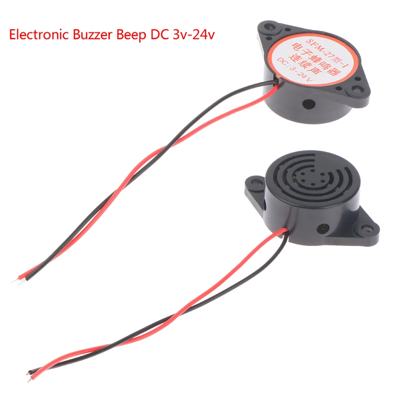 Electronic Buzzer Beep Buzzer Alarm Tone Alarm Ringer Continous Sound DC3v-24v Buzzer Electromagnetic SFM-27
Electronic Buzzer Beep Buzzer Alarm Tone Alarm Ringer Continous Sound DC3v-24v Buzzer Electromagnetic SFM-27