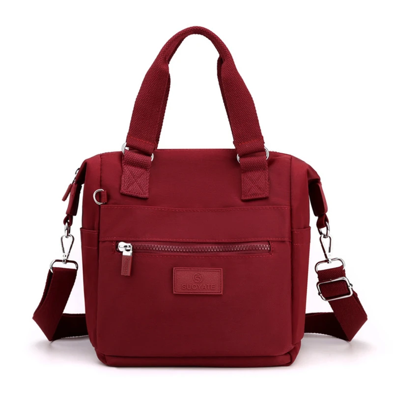 Crossbody Ladies Casual Shoulder Bag Solid Color Nylon Waterproof Handbag Daily Women Large Capacity Shopping Travel Messenger 
Crossbody Ladies Casual Shoulder Bag Solid Color Nylon Waterproof Handbag Daily Women Large Capacity Shopping Travel Messenger