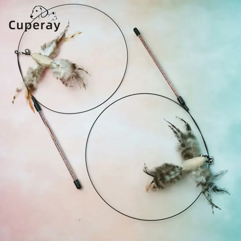 Funny Cat Stick Pet Cat Funny Simulation Bird Cat Toy Steel Wire Bird Feather Funny Cat Interactive Training Game Cat Toys
Funny Cat Stick Pet Cat Funny Simulation Bird Cat Toy Steel Wire Bird Feather Funny Cat Interactive Training Game Cat Toys