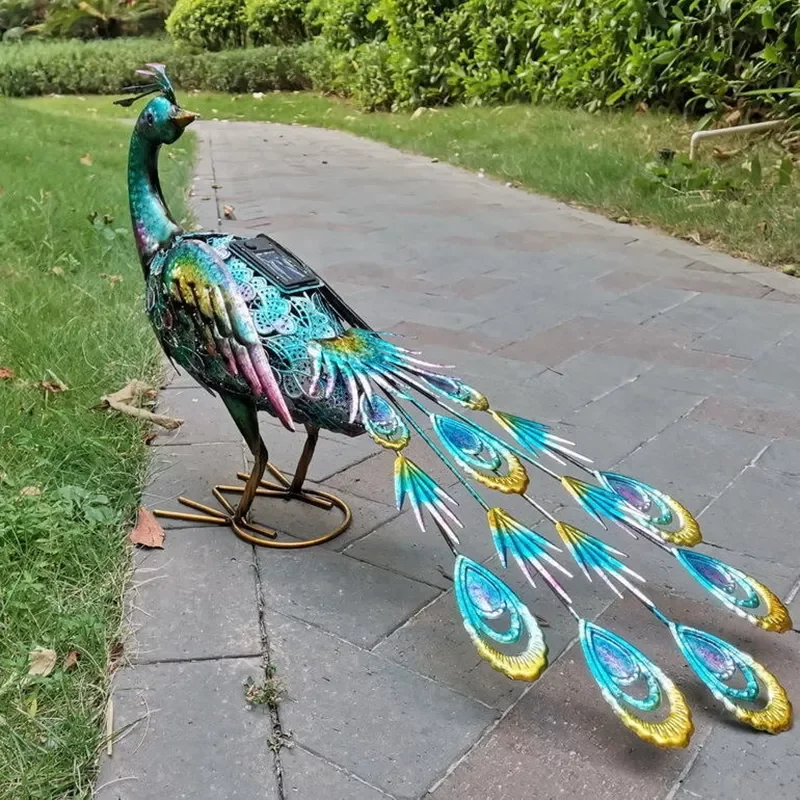 NEW HOT Solar Lights Peacock Statues Garden Decoration Outdoor Lamp Hollow Figurine Path Lawn Metal Sculpture Tuin Decoratie
NEW HOT Solar Lights Peacock Statues Garden Decoration Outdoor Lamp Hollow Figurine Path Lawn Metal Sculpture Tuin Decoratie