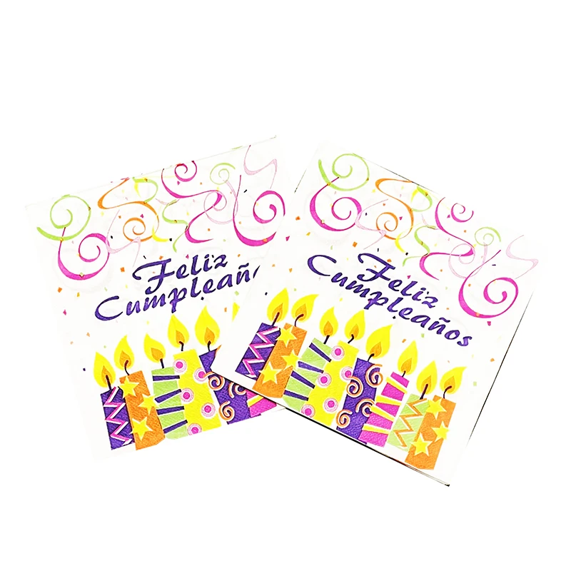 20pcs White Cake Towel Baby Shower Disposable Napkins Birthday Party Decorations Spanish Feliz Cumpleaños Napkin Party Supplies
20pcs White Cake Towel Baby Shower Disposable Napkins Birthday Party Decorations Spanish Feliz Cumpleaños Napkin Party Supplies