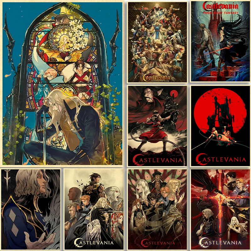 Castlevania Anime Poster Canvas Painting Retro Poster Home Room Art Wall Sticker 4K High Quality Printing
Castlevania Anime Poster Canvas Painting Retro Poster Home Room Art Wall Sticker 4K High Quality Printing