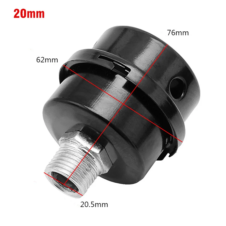 Металлический глушитель шума для воздушного компрессора 1/2", 5/8", 3/4"
Металлический глушитель шума для воздушного компрессора 1/2", 5/8", 3/4"