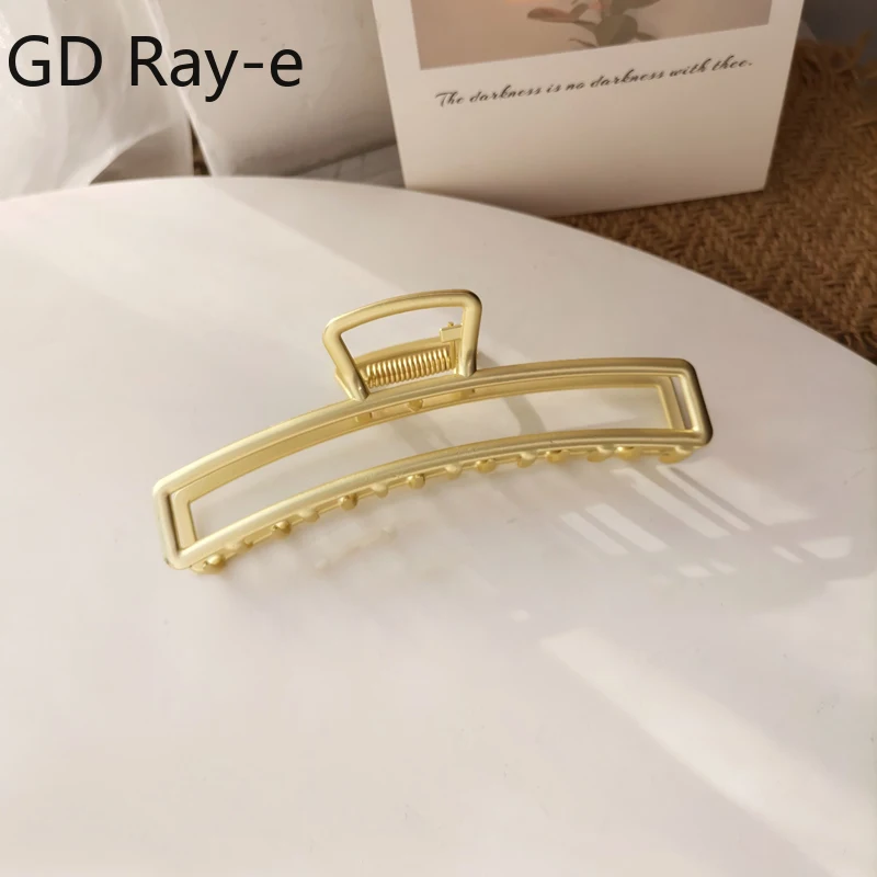 Elegant Gold Hollow Geometric Metal Hair Claw Fashion Vintage Hair Clips Women Headband Hairpin Hair Crab Hair Accessories 2501
Elegant Gold Hollow Geometric Metal Hair Claw Fashion Vintage Hair Clips Women Headband Hairpin Hair Crab Hair Accessories 2501