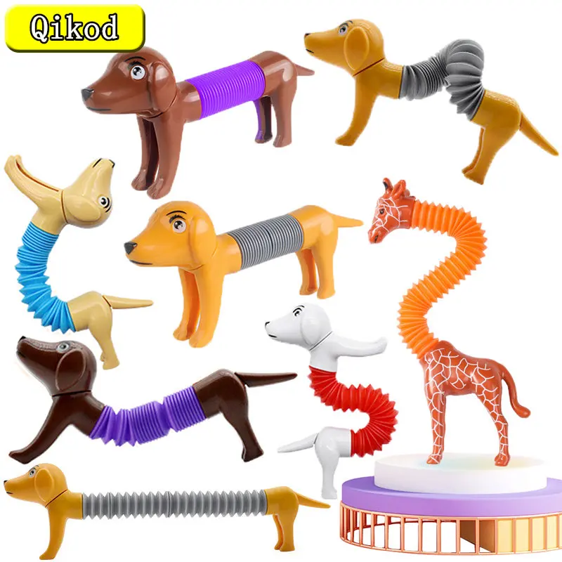 2022 Novelty Spring Dog Giraffe Pop Tubes Sensory Toy Stress Relieve Bellows Toys for Adult Kids Anti-stress Squeeze Toys Gifts
2022 Novelty Spring Dog Giraffe Pop Tubes Sensory Toy Stress Relieve Bellows Toys for Adult Kids Anti-stress Squeeze Toys Gifts