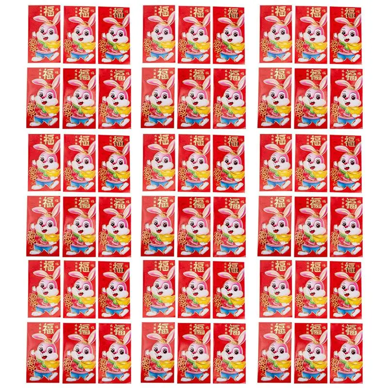 120pcs Rabbit Pattern Red Envelopes Chinese New Year Red Packets New Year Supplies
120pcs Rabbit Pattern Red Envelopes Chinese New Year Red Packets New Year Supplies