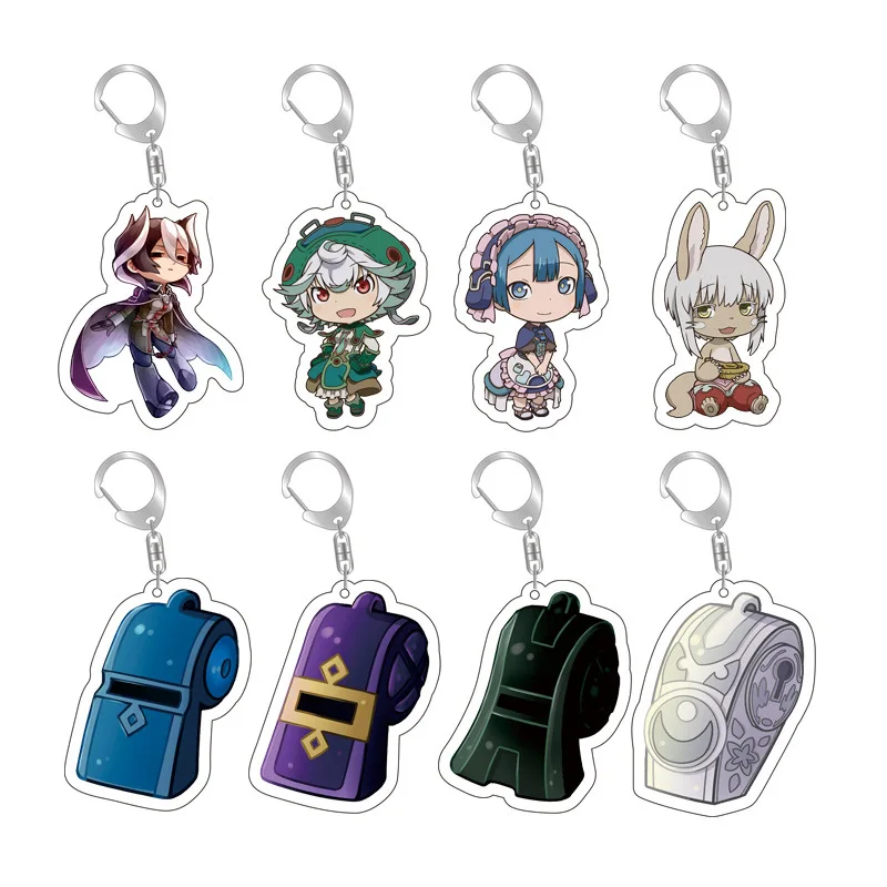 Comics MADE IN ABYSS Keychain Transparent Acrylic Anime Cartoon Figure Key Chain Ring Girl Bag Pendant Accessories Car Keyring
Comics MADE IN ABYSS Keychain Transparent Acrylic Anime Cartoon Figure Key Chain Ring Girl Bag Pendant Accessories Car Keyring