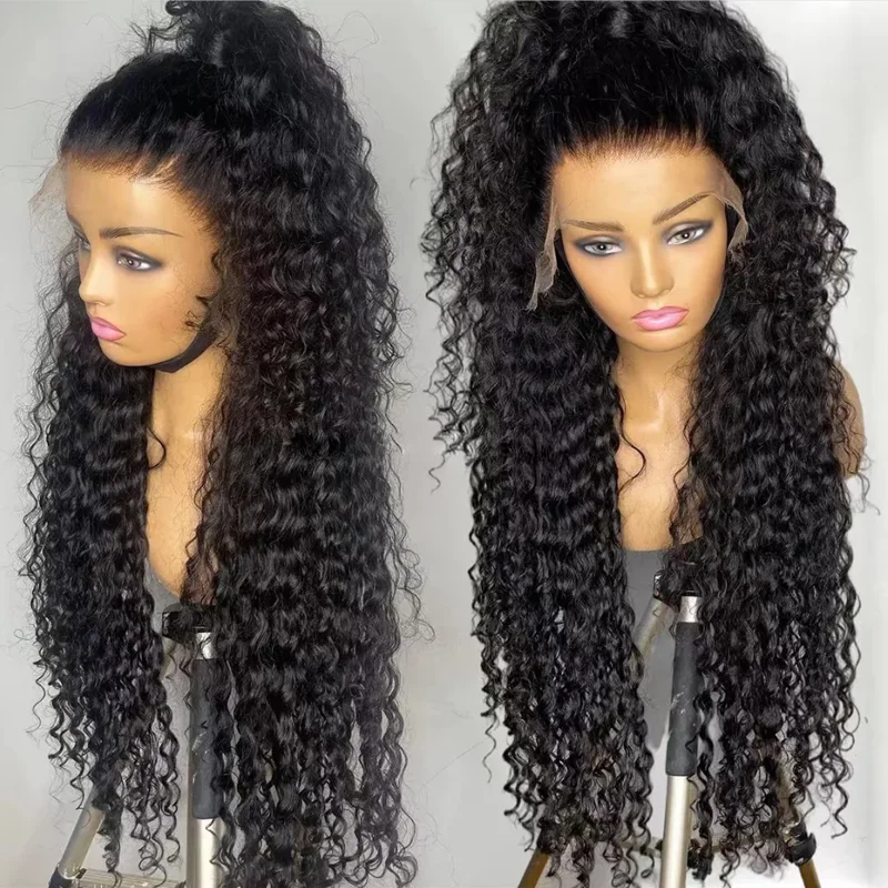 Soft Black Kinky Curly Preplucked 26 Inch Long 180%Density Glueless Lace Front Wig For Black Women With BabyHair Daily Cosplay
Soft Black Kinky Curly Preplucked 26 Inch Long 180%Density Glueless Lace Front Wig For Black Women With BabyHair Daily Cosplay