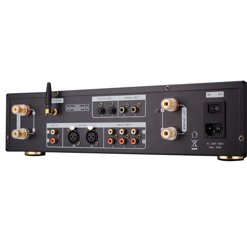 150w*2 2.0 Stereo Power Amplifier High Power Supports Balanced XLR Fiber Coaxial Bluetooth 5.0 LDAC Class AB Amplifier Audio
150w*2 2.0 Stereo Power Amplifier High Power Supports Balanced XLR Fiber Coaxial Bluetooth 5.0 LDAC Class AB Amplifier Audio