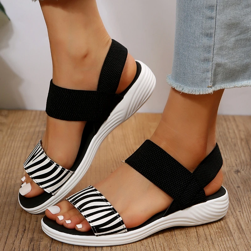 Female Platform Round Toe Sandals Wedge Black Office Sandals Summer 2023 Women Flat Roman Sandals Casual Beach Shoe Chic Elegant
Female Platform Round Toe Sandals Wedge Black Office Sandals Summer 2023 Women Flat Roman Sandals Casual Beach Shoe Chic Elegant