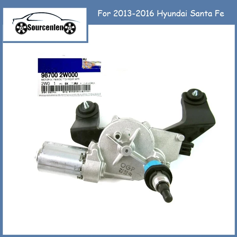 Оригинальный OEM 987002W000 для заднего мотора дворника Hyundai для 2013-2016 Santa Fe 98700 2W000 98700-2W000, задний дворник 
Оригинальный OEM 987002W000 для заднего мотора дворника Hyundai для 2013-2016 Santa Fe 98700 2W000 98700-2W000, задний дворник