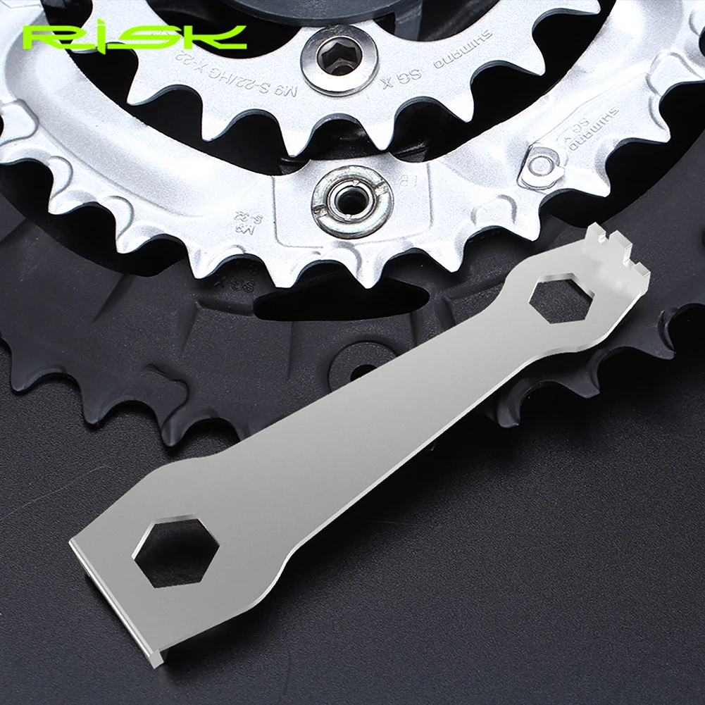 Bicycle Chainring Crankset Bolt Nut Screw Wrench 9mm/10mm Model MTB Road Bike Removal Tool Silver High Quality
Bicycle Chainring Crankset Bolt Nut Screw Wrench 9mm/10mm Model MTB Road Bike Removal Tool Silver High Quality