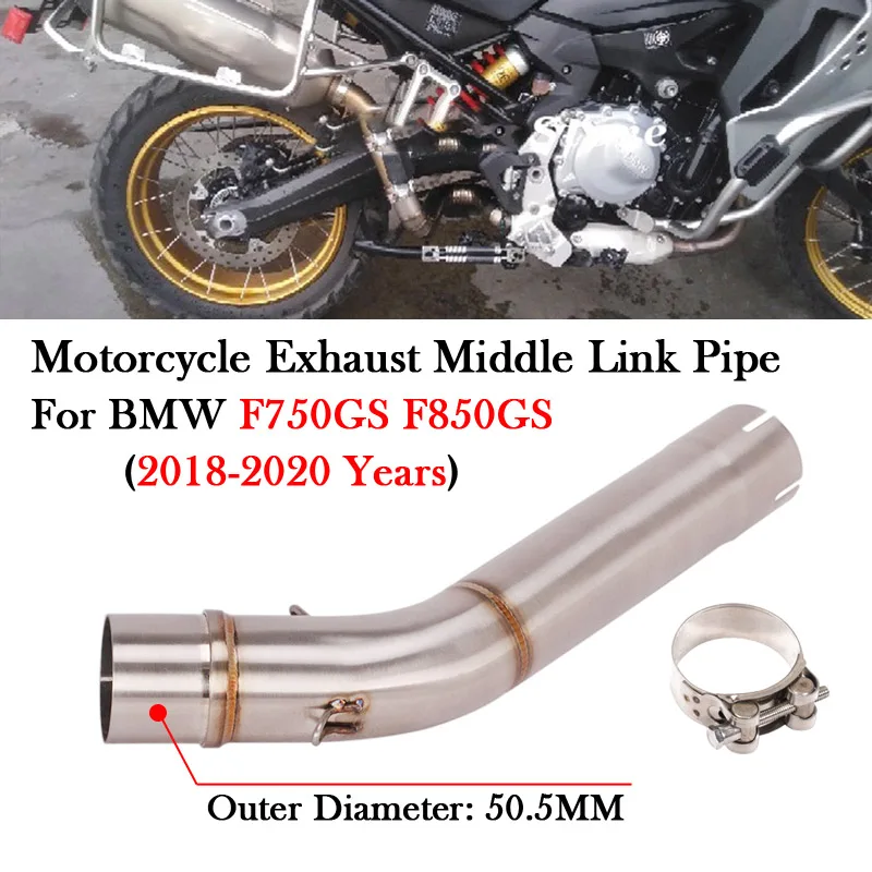Slip On For BMW F750GS F850GS F750 F850 GS 2018 2019 2020 Motorcycle Exhaust Modify 51MM Muffler Escape Moto Middle Link Pipe
Slip On For BMW F750GS F850GS F750 F850 GS 2018 2019 2020 Motorcycle Exhaust Modify 51MM Muffler Escape Moto Middle Link Pipe