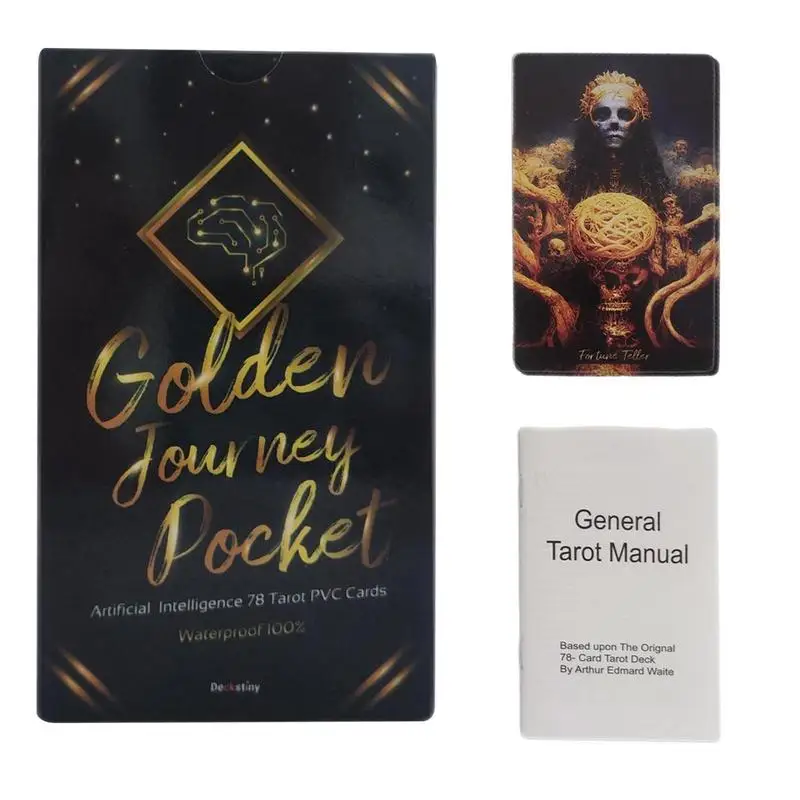 Tarot Cards Golden Journey Tarot Classic Traditional Tarot Deck for Fortune Telling Fate Divination Party Board Game Cards
Tarot Cards Golden Journey Tarot Classic Traditional Tarot Deck for Fortune Telling Fate Divination Party Board Game Cards