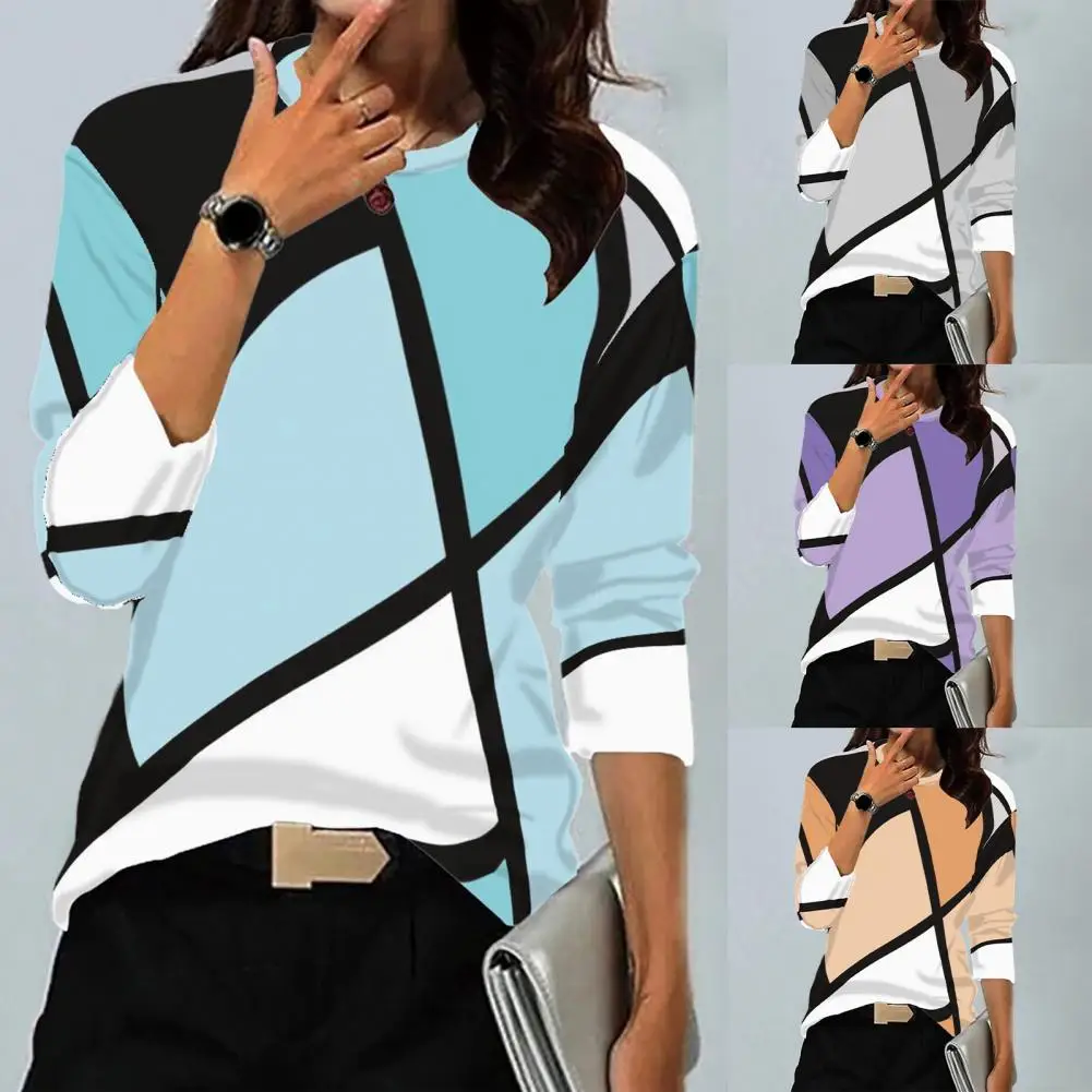 Модный осенний удобный повседневный уличный топ с геометрическим рисунком, топы, дышащий Женский пуловер на ощупь, уличная одежда
Модный осенний удобный повседневный уличный топ с геометрическим рисунком, топы, дышащий Женский пуловер на ощупь, уличная одежда