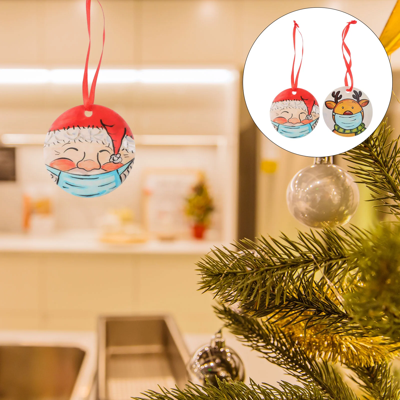 2 шт. Санта-Клаус в маске Декор забавные фотообои украшения
2 шт. Санта-Клаус в маске Декор забавные фотообои украшения