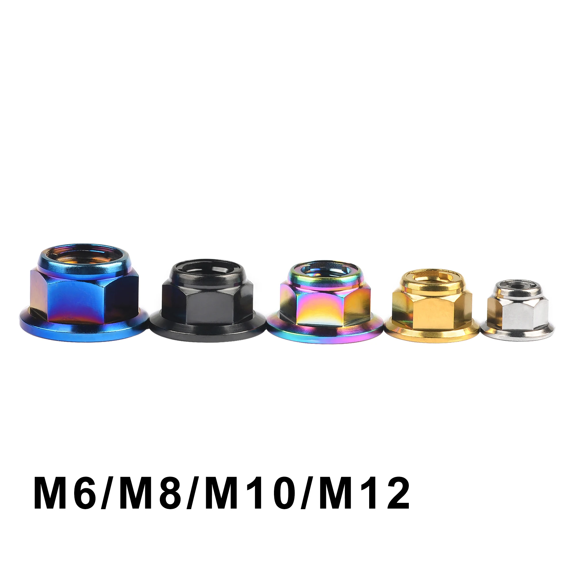 Weiqijie Titanium Nut M6/M8/M10/M12 for Bicycle Motorcycle Lock Nut Lock Flange Nut
Weiqijie Titanium Nut M6/M8/M10/M12 for Bicycle Motorcycle Lock Nut Lock Flange Nut