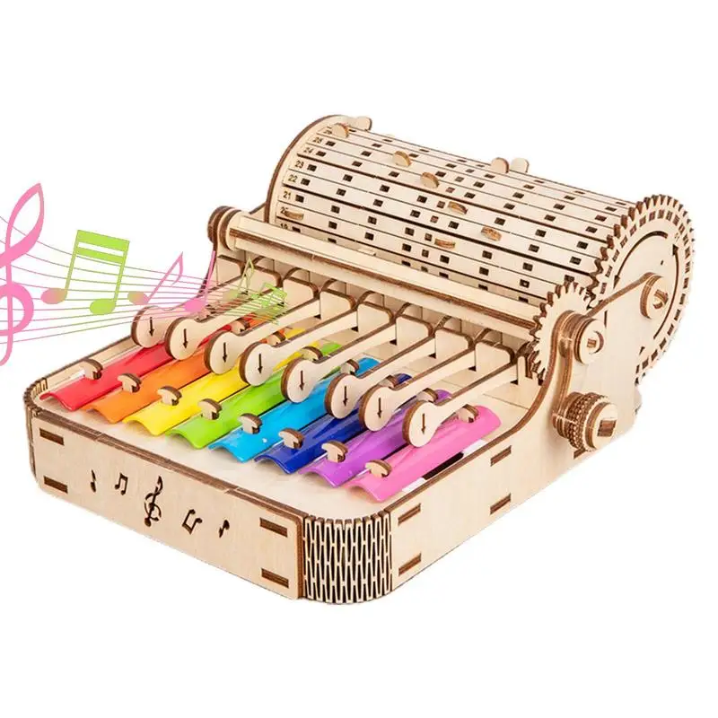 Wooden Music Toys Wooden Hand Cranked Piano Mechanical Music Model Percussion Musical Instrument Montessori Education Toys For
Wooden Music Toys Wooden Hand Cranked Piano Mechanical Music Model Percussion Musical Instrument Montessori Education Toys For