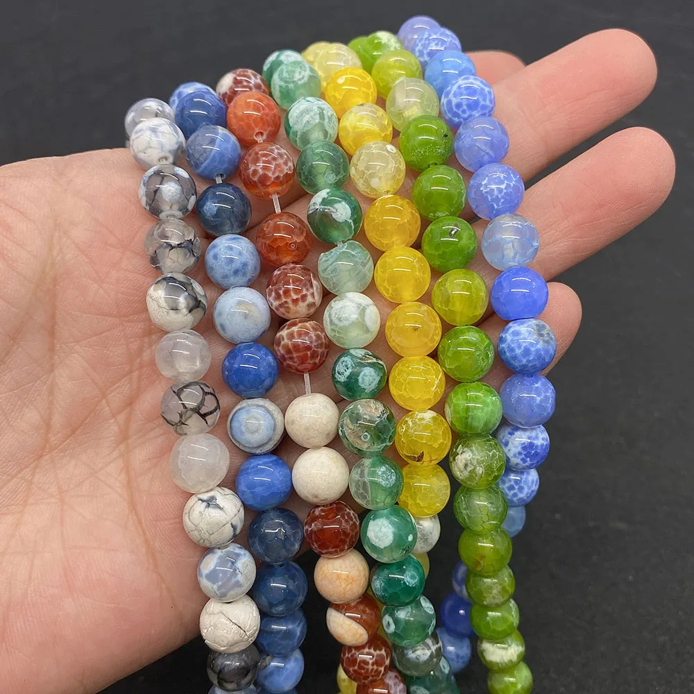 Natural Round Colorblock Fire Agate Stone Beads Spaced Beads for DIY Jewelry Making Bracelet Necklace Accessories 15" 6/8/10mm
Natural Round Colorblock Fire Agate Stone Beads Spaced Beads for DIY Jewelry Making Bracelet Necklace Accessories 15" 6/8/10mm