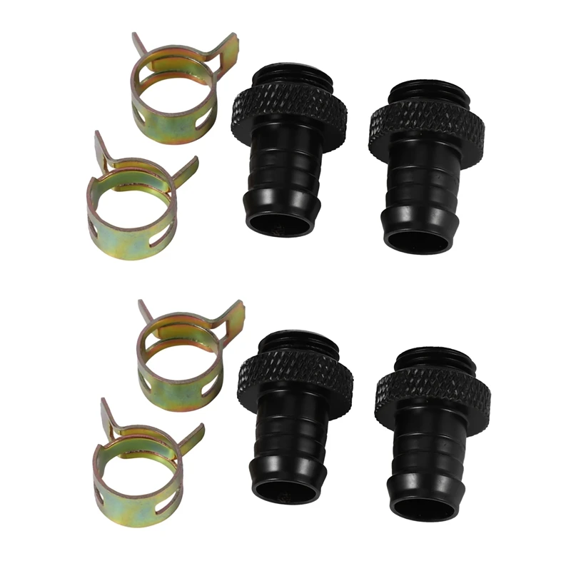 4Pcs Barb Fitting Computer Water Cooling Radiator Copper Heatsinks Cooler Clamp For 3/8 Inch Id Tubing G1/4 Chromed Del
4Pcs Barb Fitting Computer Water Cooling Radiator Copper Heatsinks Cooler Clamp For 3/8 Inch Id Tubing G1/4 Chromed Del