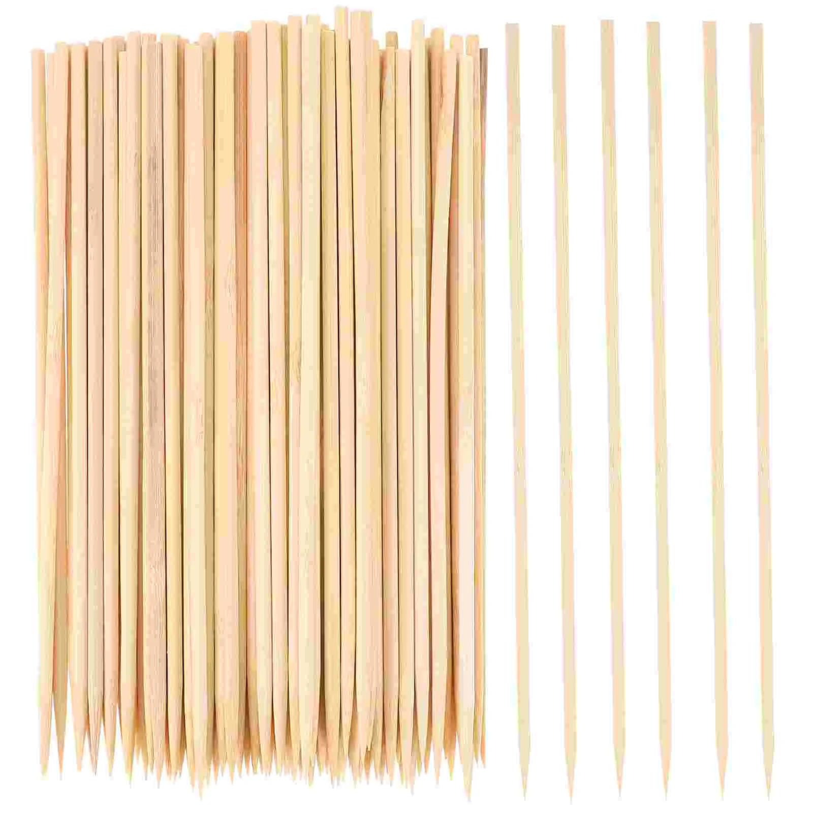 200Pcs Barbecue Skewers Bamboo Skewers Food Skewer Sticks Skewers for Grilling BBQ Bamboo Skewers
200Pcs Barbecue Skewers Bamboo Skewers Food Skewer Sticks Skewers for Grilling BBQ Bamboo Skewers