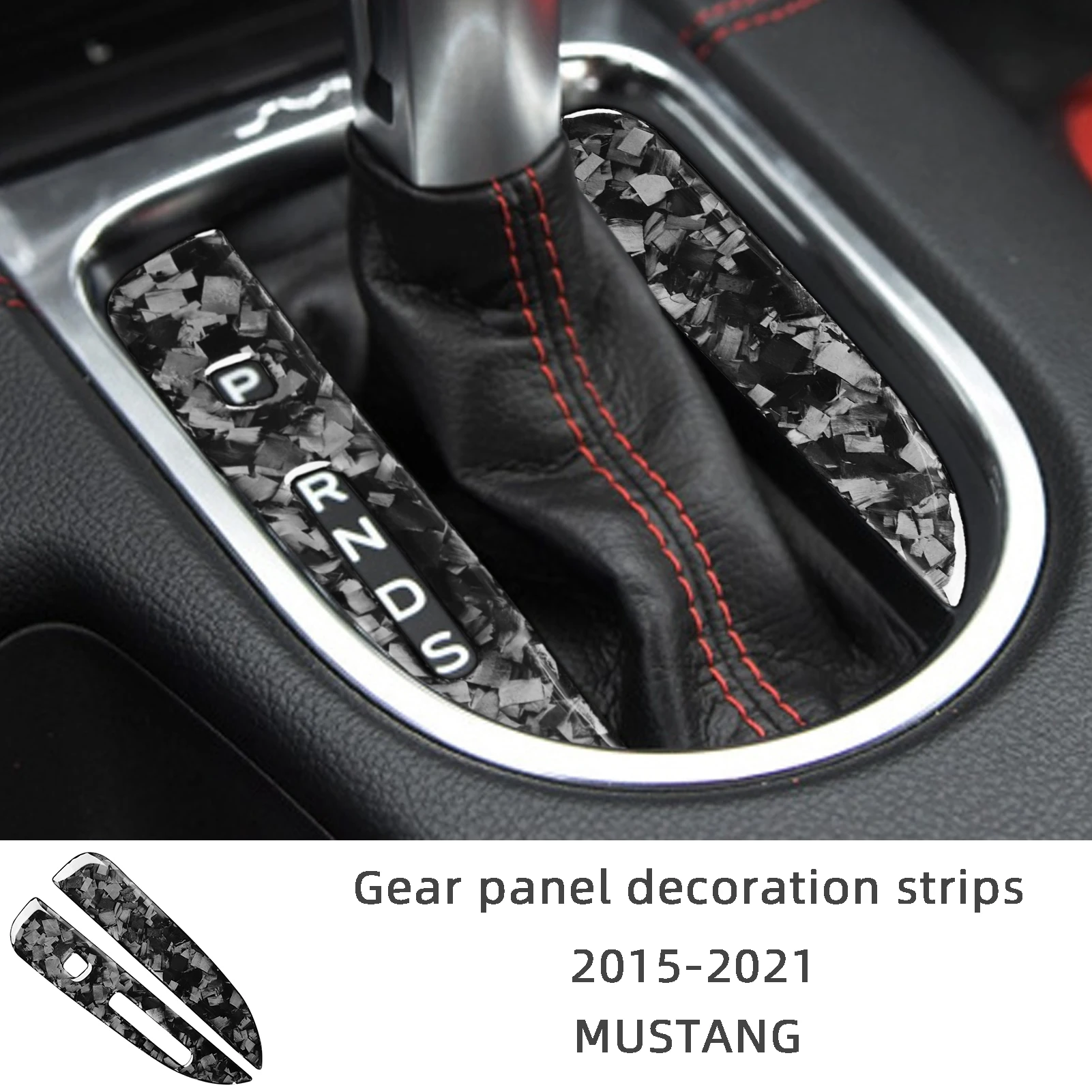 Gear Panel Decoration Strips Froged Texture Carbon Fiber Car Stickers For 2015-2021 Ford Mustang Interior Accessories
Gear Panel Decoration Strips Froged Texture Carbon Fiber Car Stickers For 2015-2021 Ford Mustang Interior Accessories