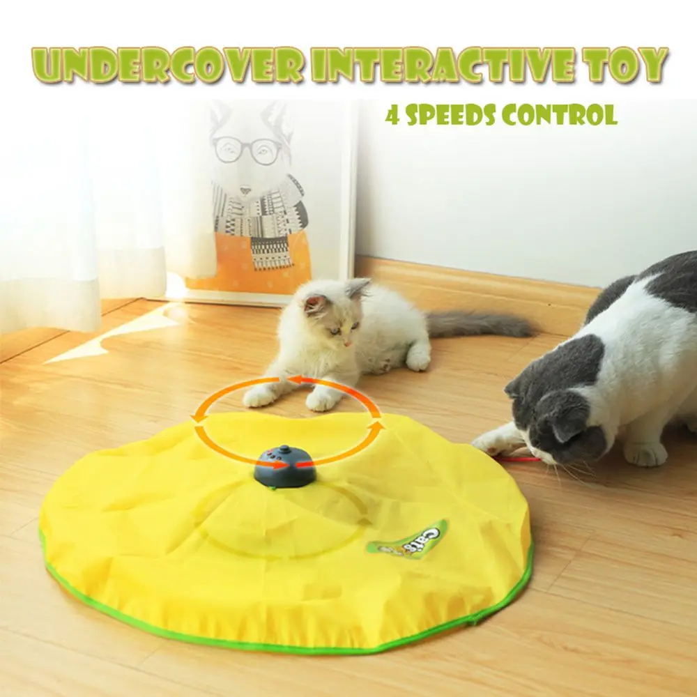 4 Speeds Smart Cat Toys Electric Motion Undercover Mouse Fabric Moving Feather Interactive Toy For Cat Kitty Automatic Pet Toy
4 Speeds Smart Cat Toys Electric Motion Undercover Mouse Fabric Moving Feather Interactive Toy For Cat Kitty Automatic Pet Toy