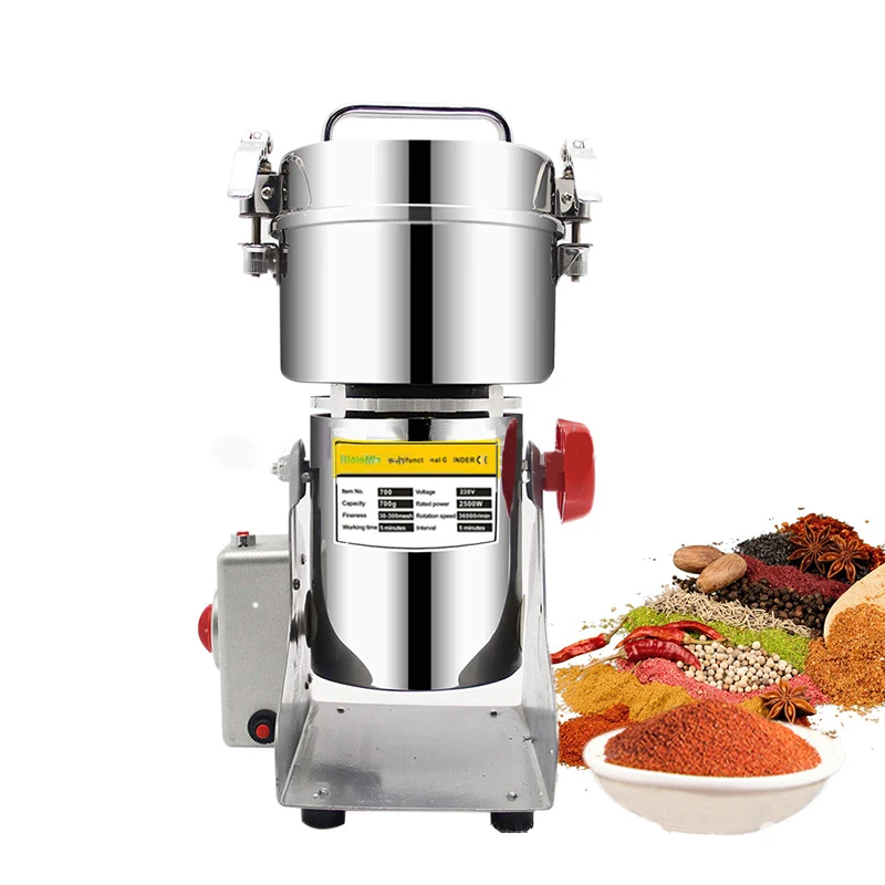 Household Electric Grinder Swing Type Dry Food Grinder Three-layer Blade 25000RPM High-speed Crushing Spice Herb Grain Crusher
Household Electric Grinder Swing Type Dry Food Grinder Three-layer Blade 25000RPM High-speed Crushing Spice Herb Grain Crusher