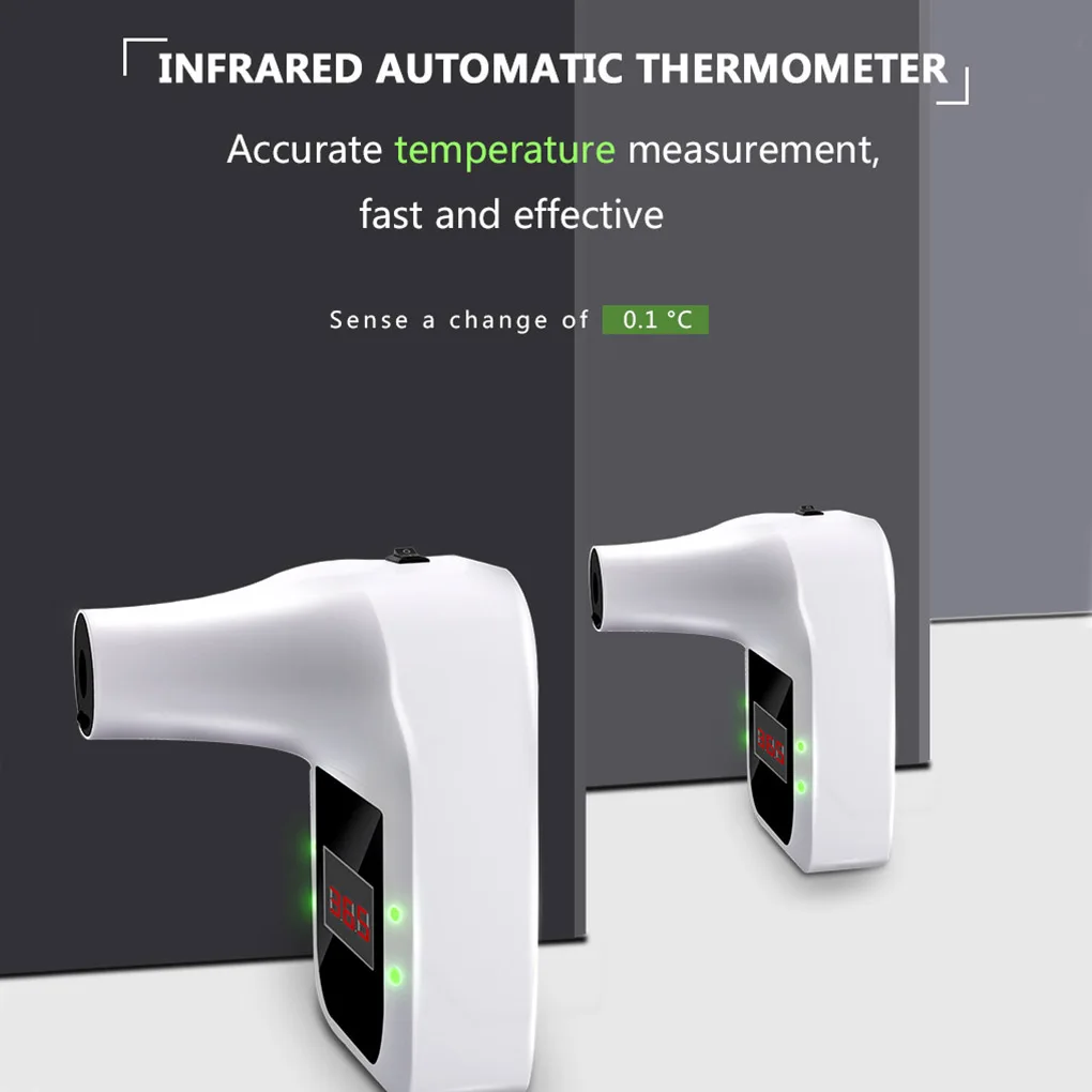 Wall Mounted Infrared Temperature Meter Digital Thermometer Automatic Office Station Entrance LCD Thermometer
Wall Mounted Infrared Temperature Meter Digital Thermometer Automatic Office Station Entrance LCD Thermometer
