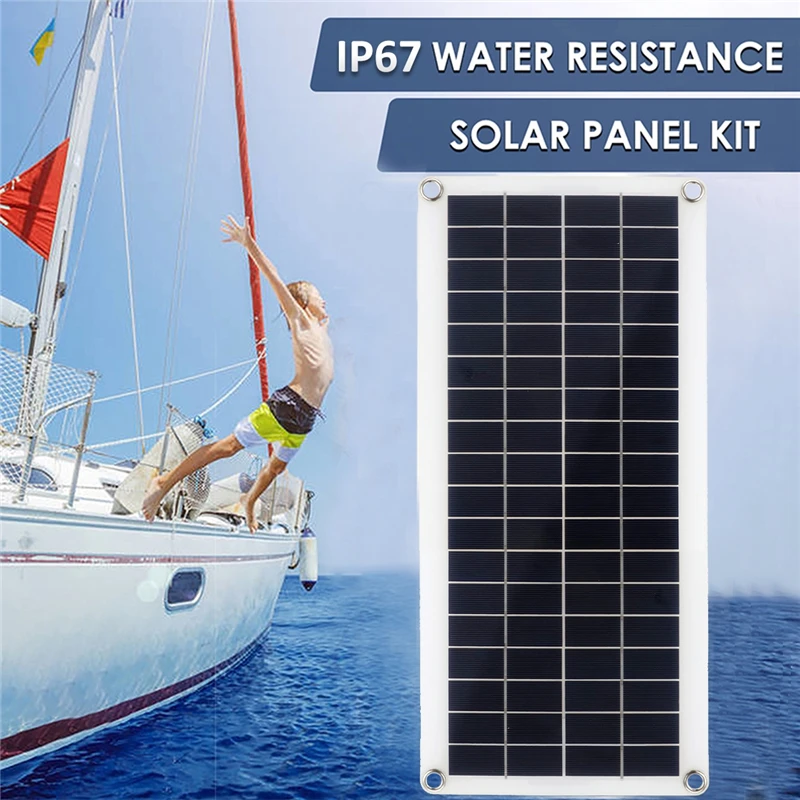 100W Solar Panel Kit 12V USB charging Solar Cell Board Controller Portable Waterproof Solar Cells for Phone RV Car MP3 PAD
100W Solar Panel Kit 12V USB charging Solar Cell Board Controller Portable Waterproof Solar Cells for Phone RV Car MP3 PAD