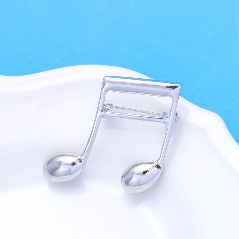 Wuli&baby Music Note Brooch Brooch Pins Simple Metal Badge Women and Men Jewelry Accessory Gift
Wuli&baby Music Note Brooch Brooch Pins Simple Metal Badge Women and Men Jewelry Accessory Gift