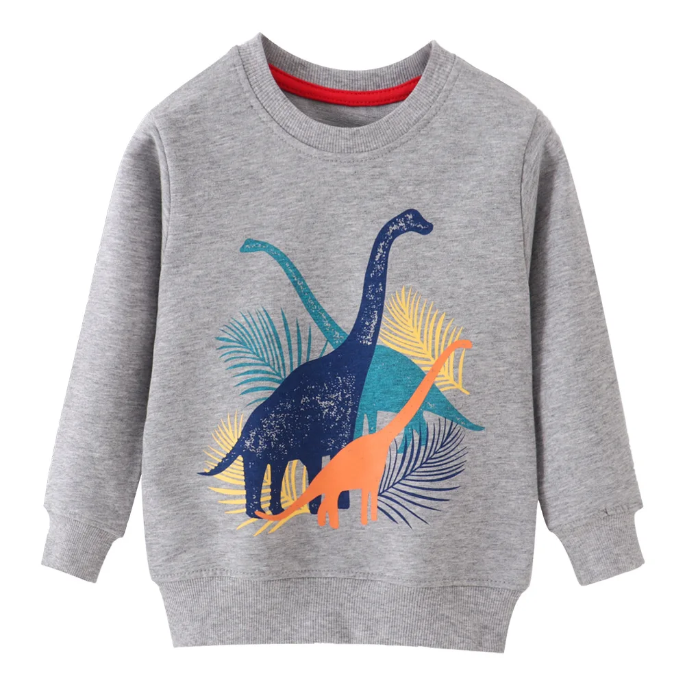 Dinosaur top autumn/winter cotton clothing children's cartoon T-shirt long sleeved sweater boys/girls' casual sports Hoodies
Dinosaur top autumn/winter cotton clothing children's cartoon T-shirt long sleeved sweater boys/girls' casual sports Hoodies
