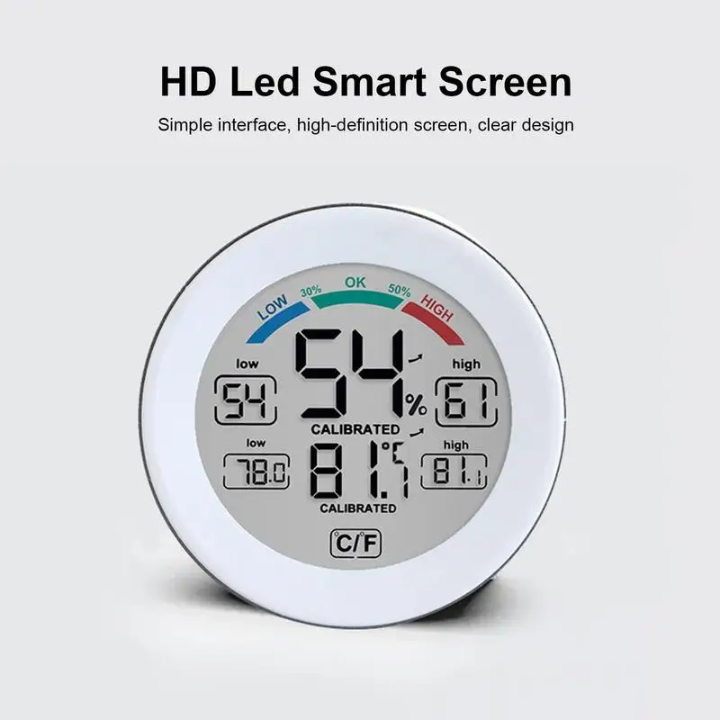 Thermometer And Humidity Gauge Digital Thermometer Monitor For Bedroom High Acurracy Temperature Sensor Humidity Measurement
Thermometer And Humidity Gauge Digital Thermometer Monitor For Bedroom High Acurracy Temperature Sensor Humidity Measurement
